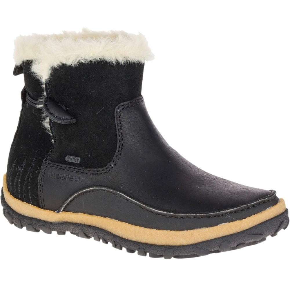 Merrell Women's 8.5 Tremblant Pull on Polar WTPF Snow Boot Black Leather